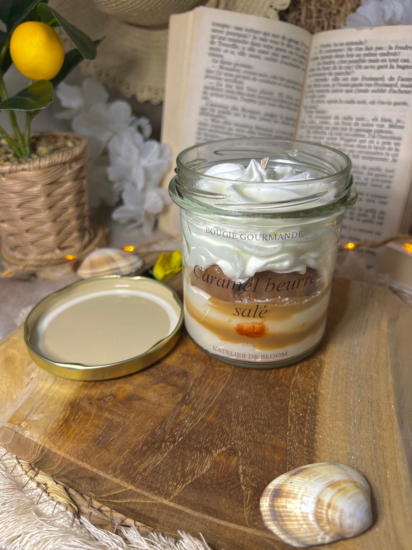 Bougie gourmande Caramel beurre salé