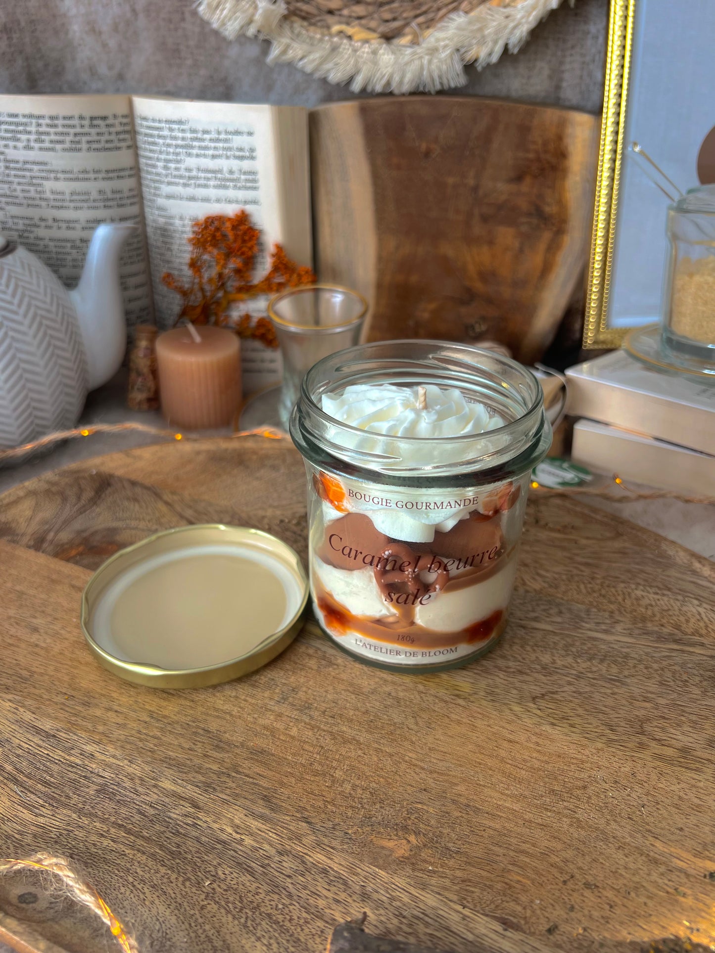 Bougie gourmande Caramel beurre salé