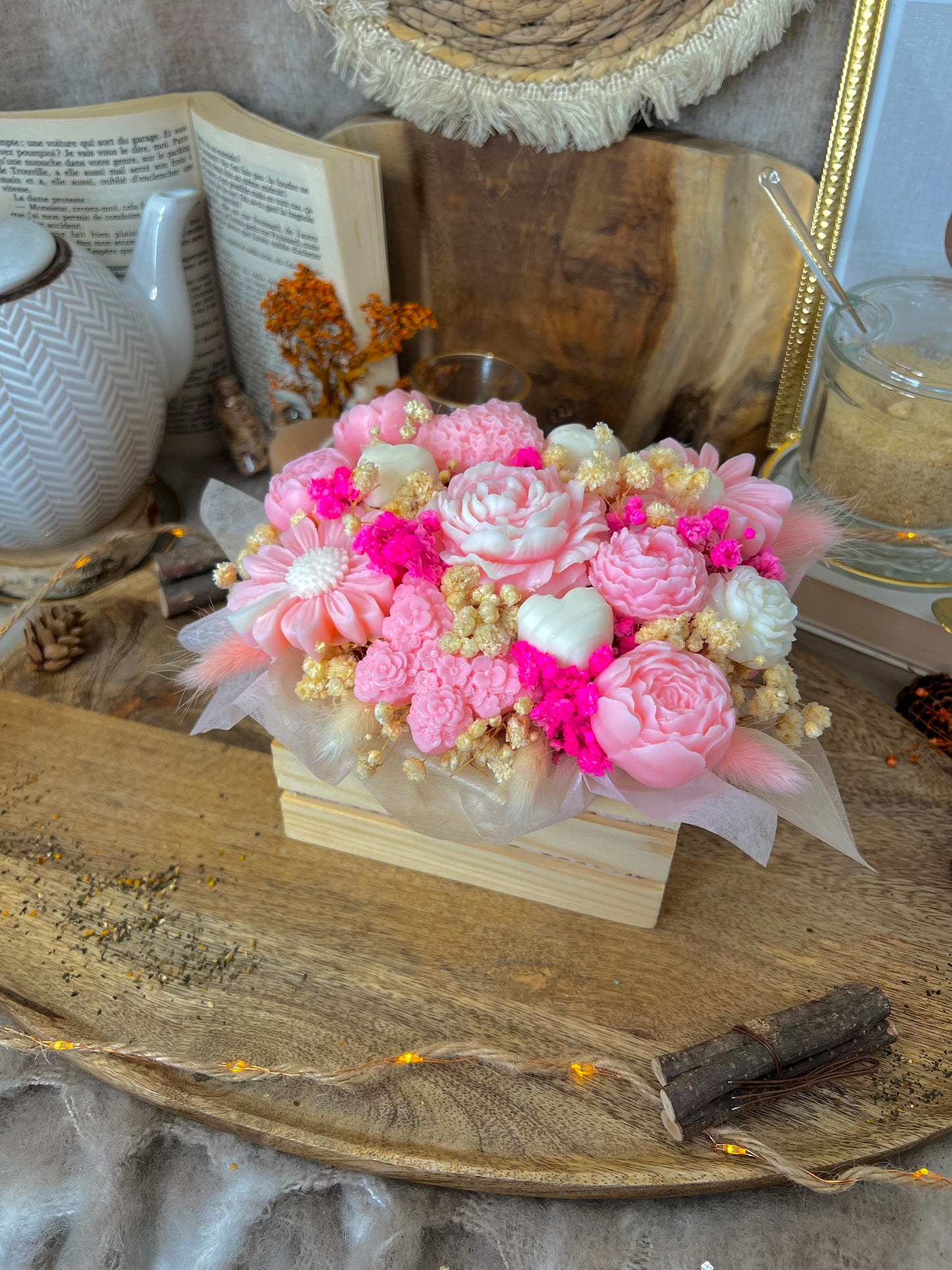 Jardinière de fondants à la Rose