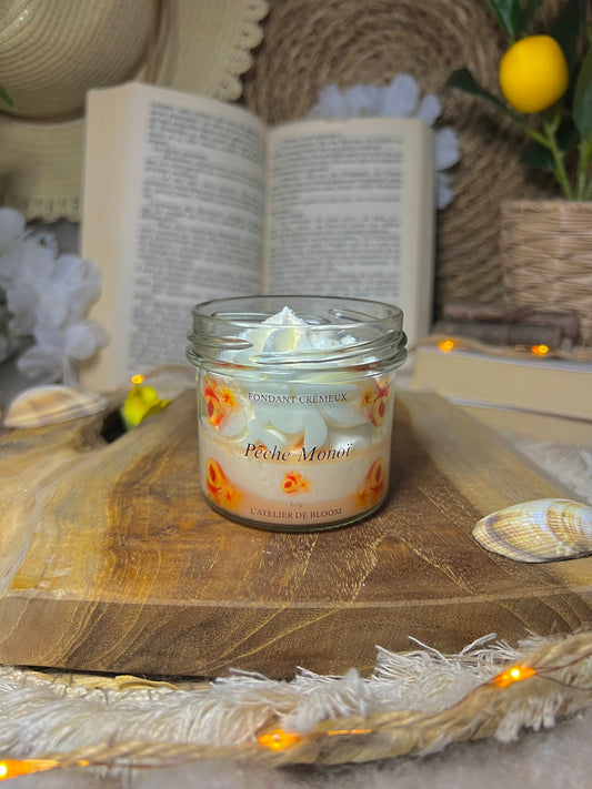 Fondant crémeux Pêche Monoï