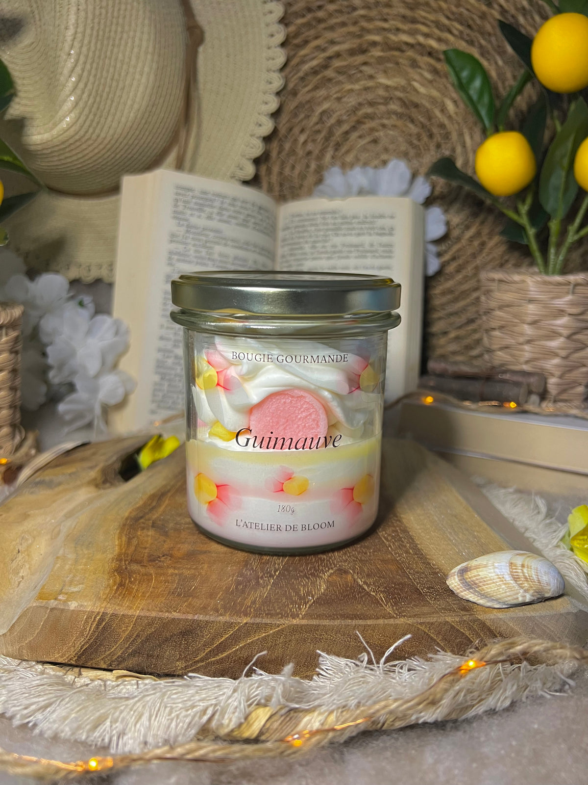 Bougie gourmande Guimauve
