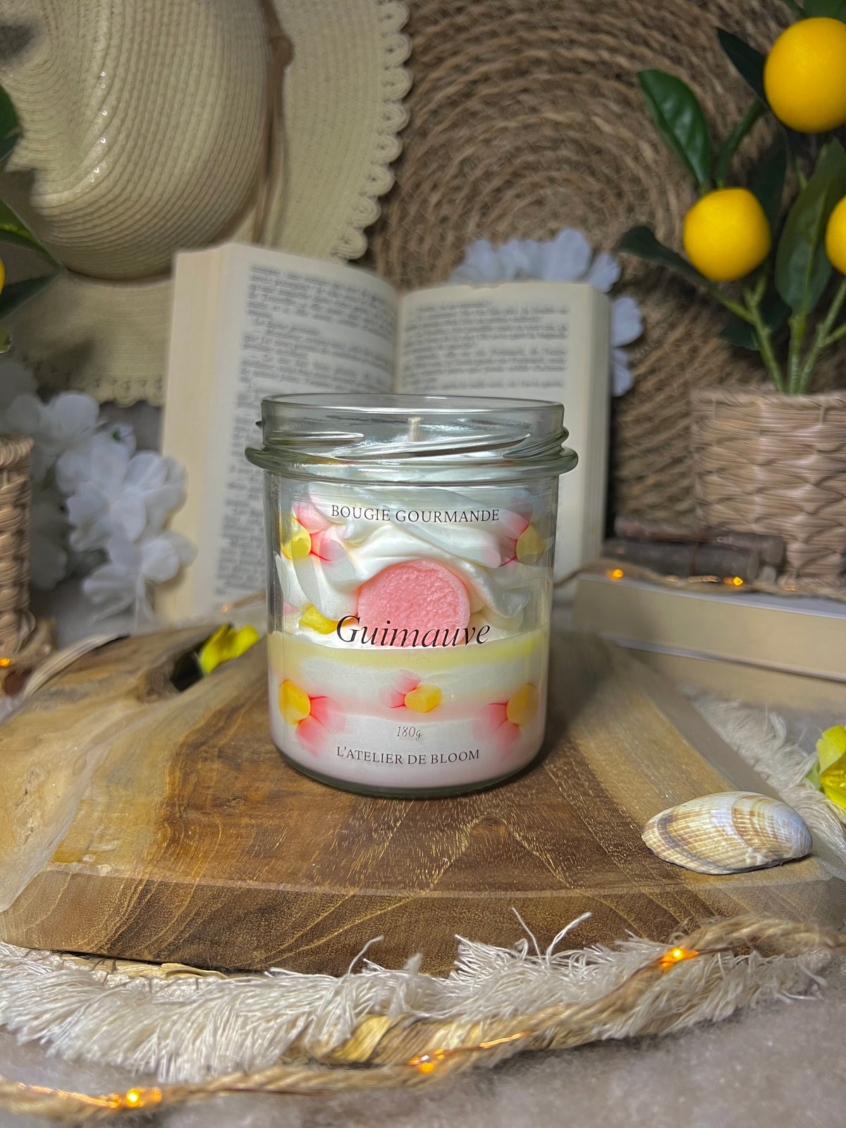 Bougie gourmande Guimauve