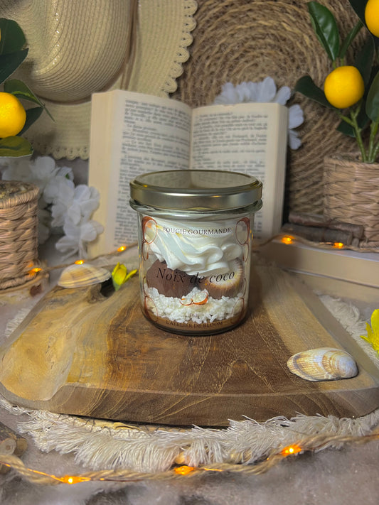 Bougie gourmande Noix de coco