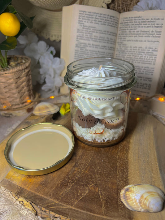 Bougie gourmande Noix de coco