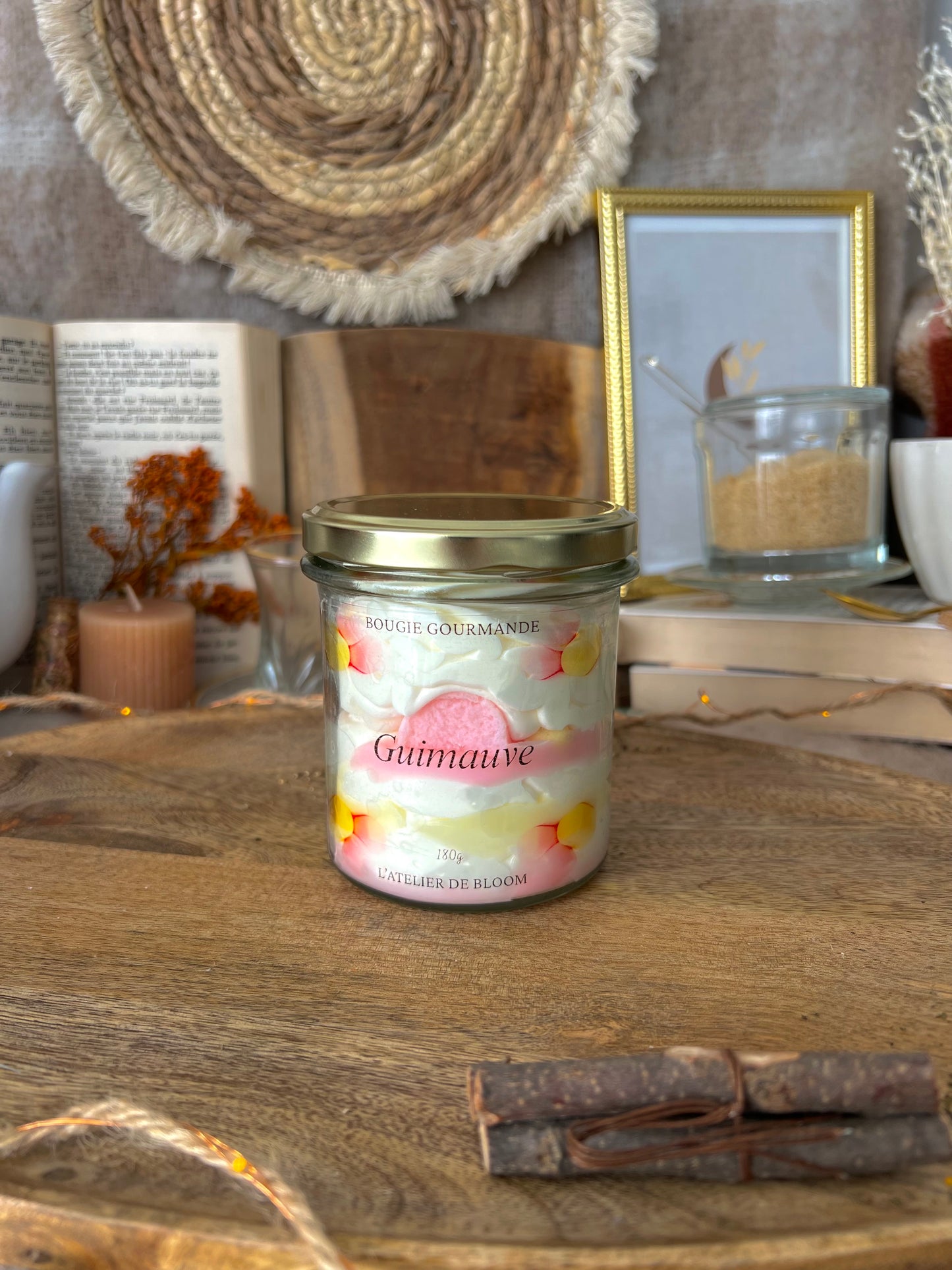 Bougie gourmande Guimauve