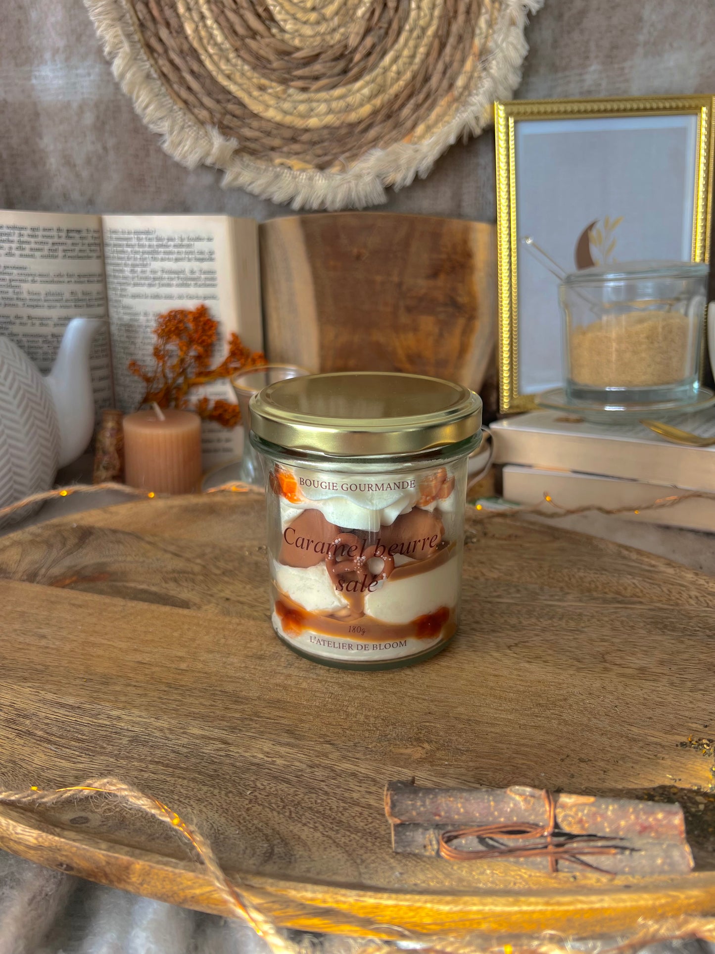 Bougie gourmande Caramel beurre salé