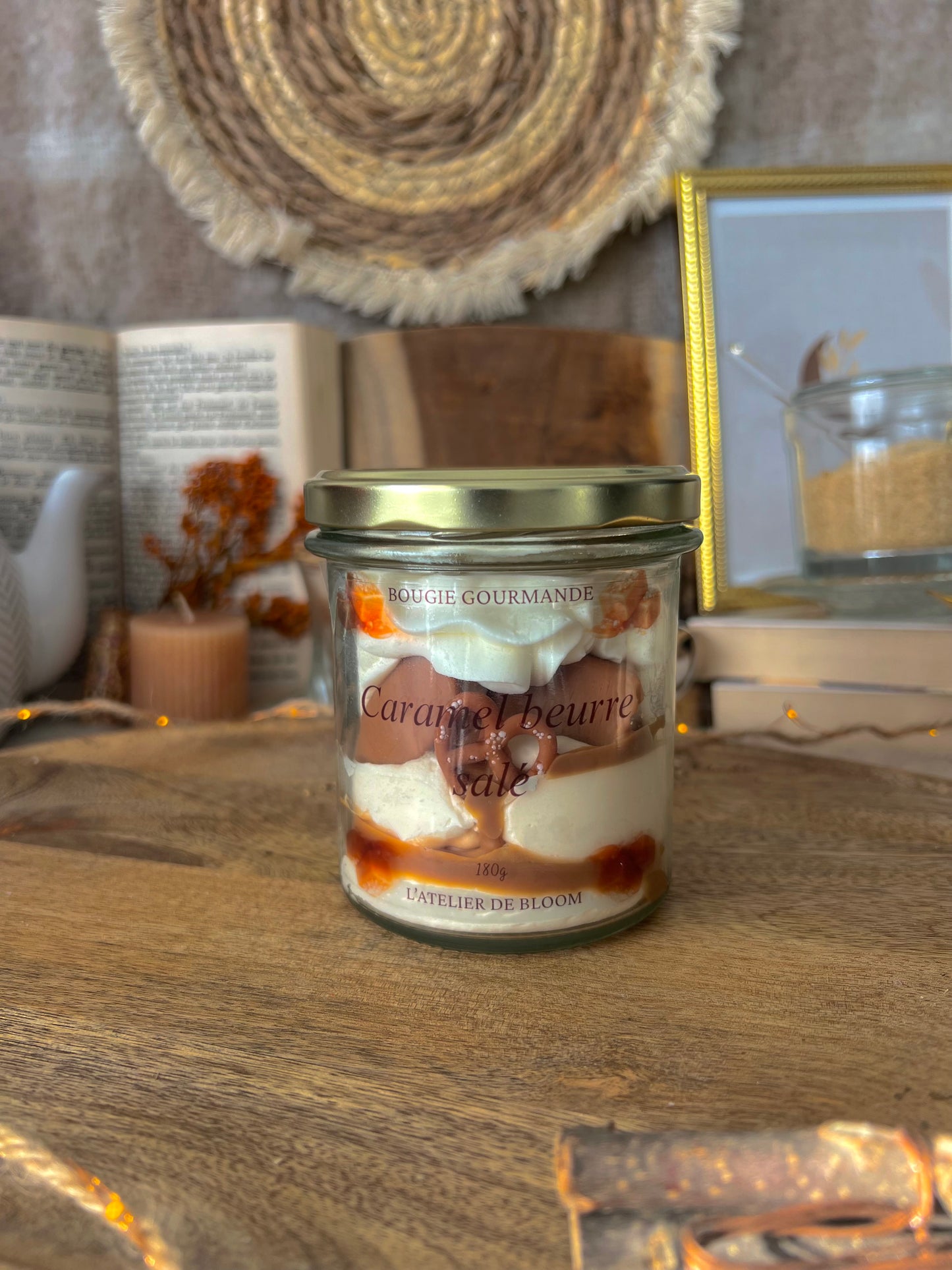 Bougie gourmande Caramel beurre salé