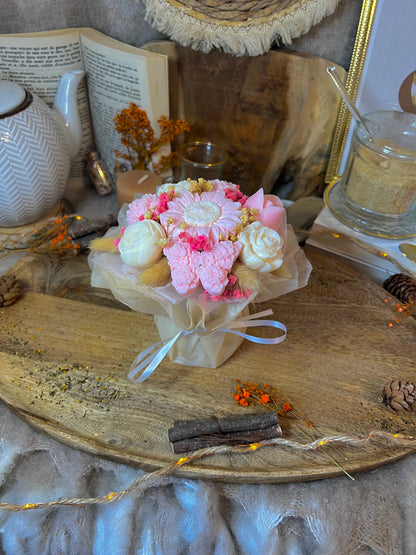 Bouquet de fondants Rose vanillée