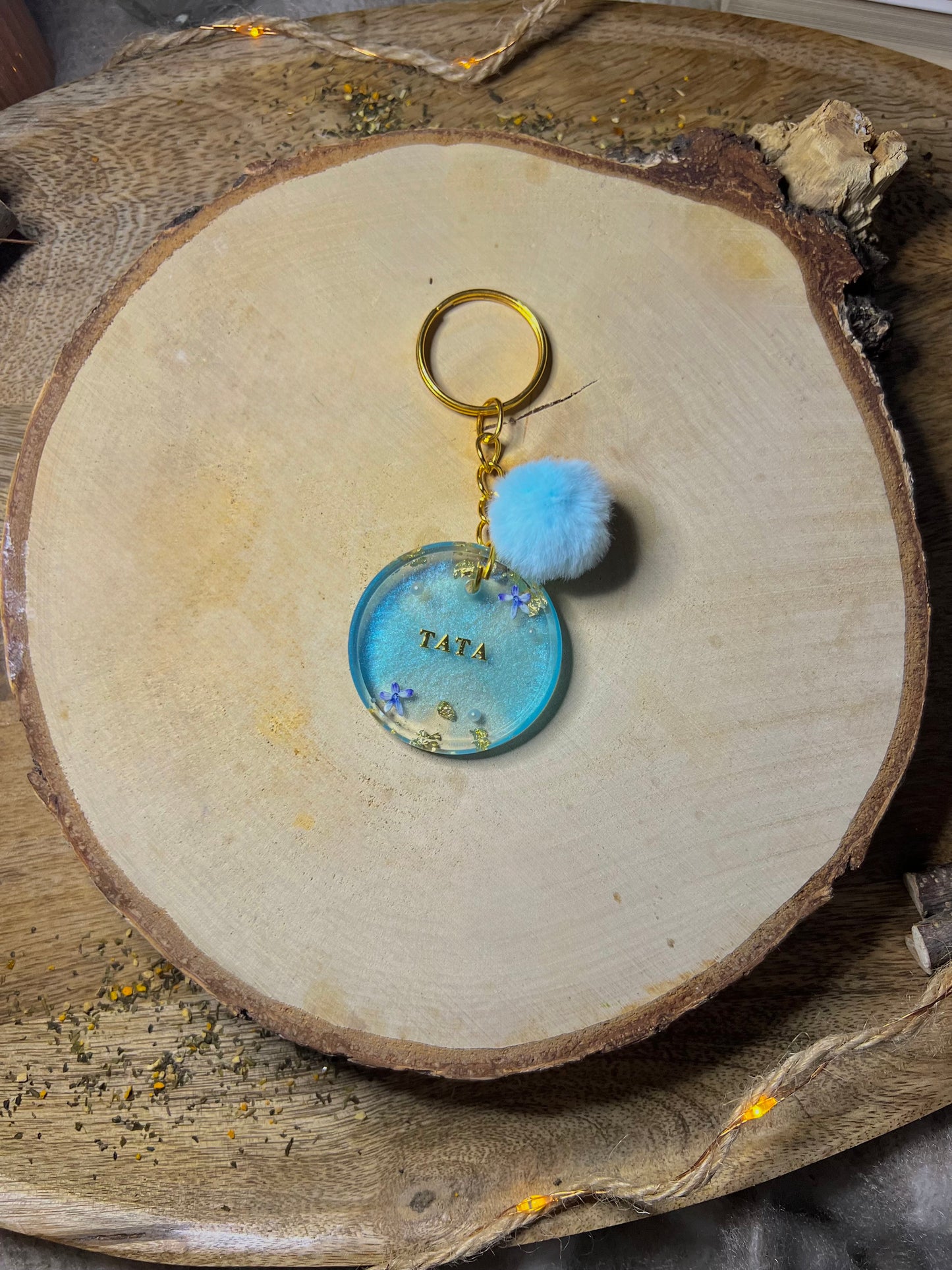 Porte-clés rond Tata