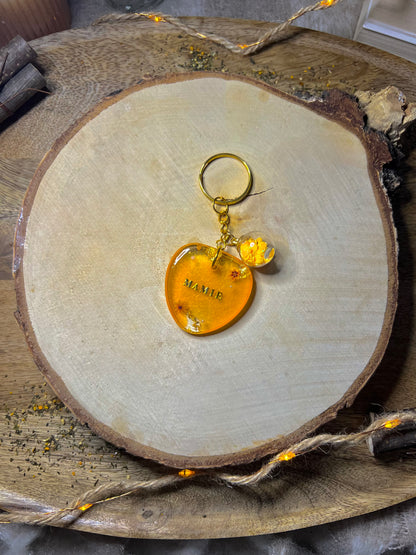 Porte-clés médaillon Mamie
