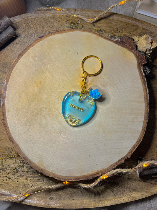 Porte-clés médaillon Mamie