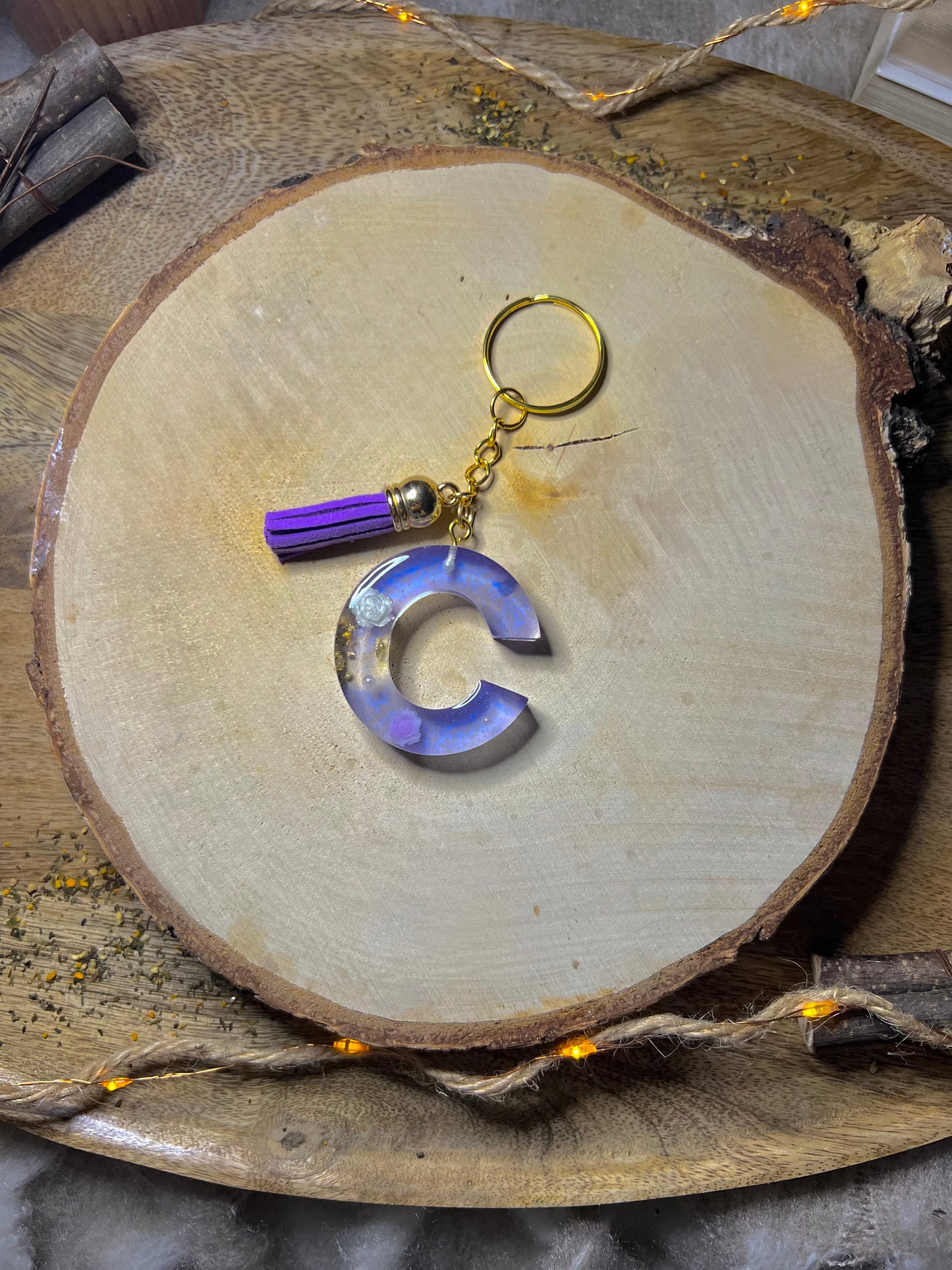Porte-clés lettre « C »