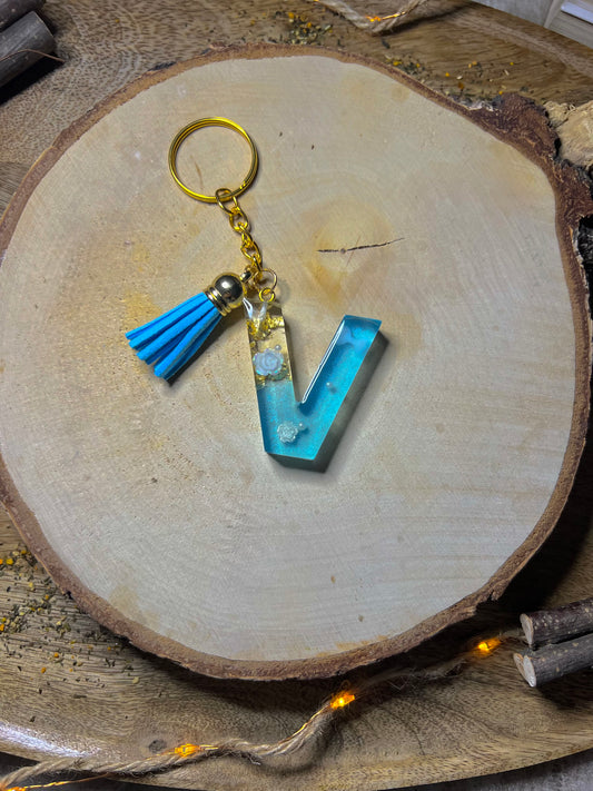 Porte-clés lettre « V »