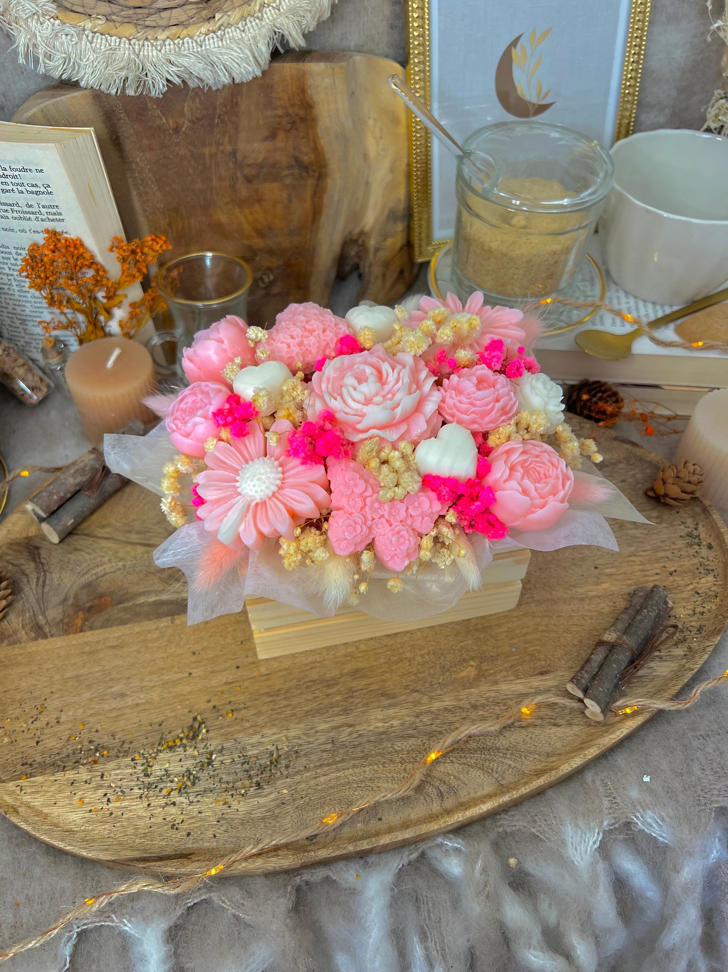 Jardinière de fondants à la Rose