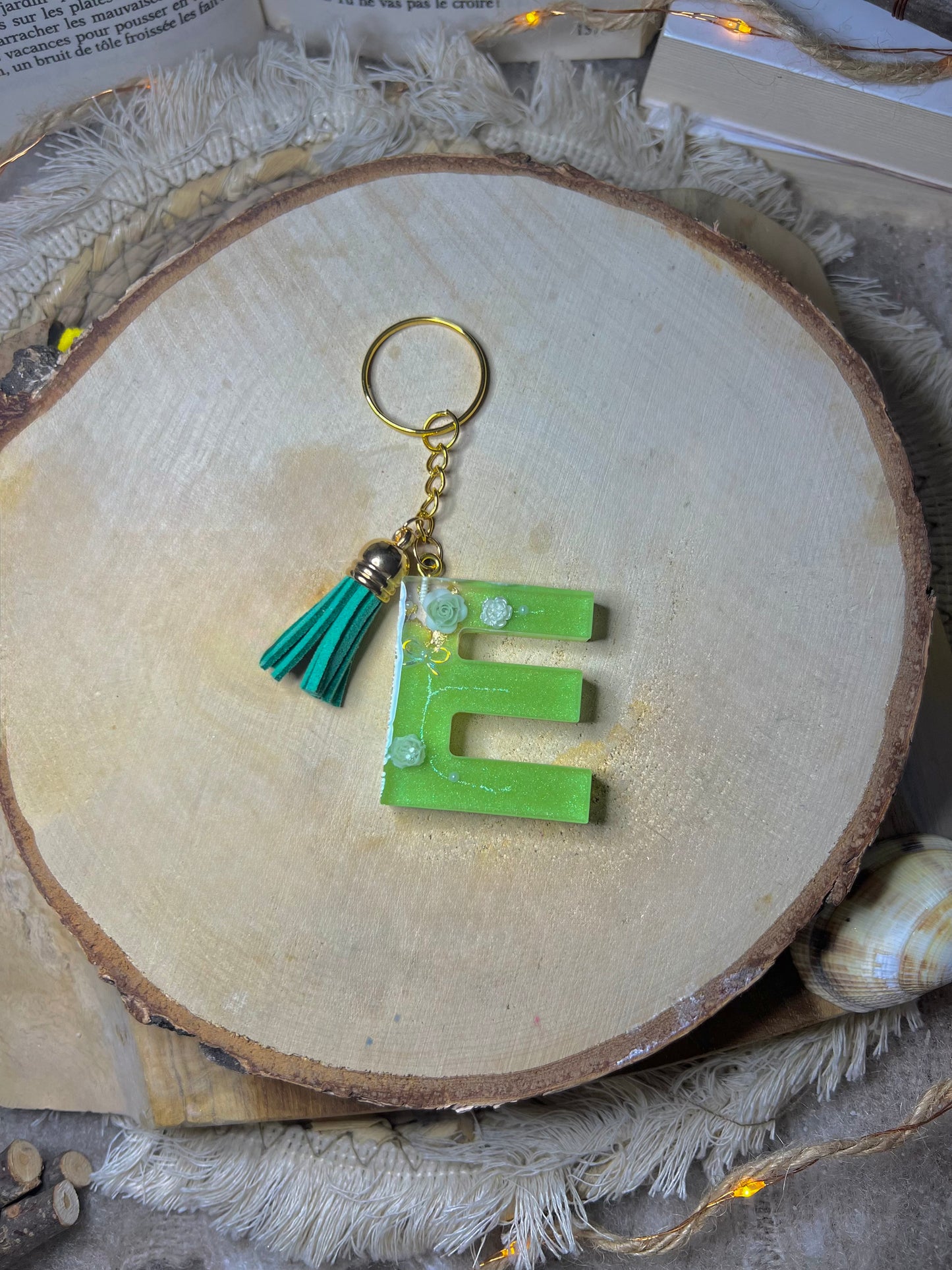 Porte-clés lettre « E »
