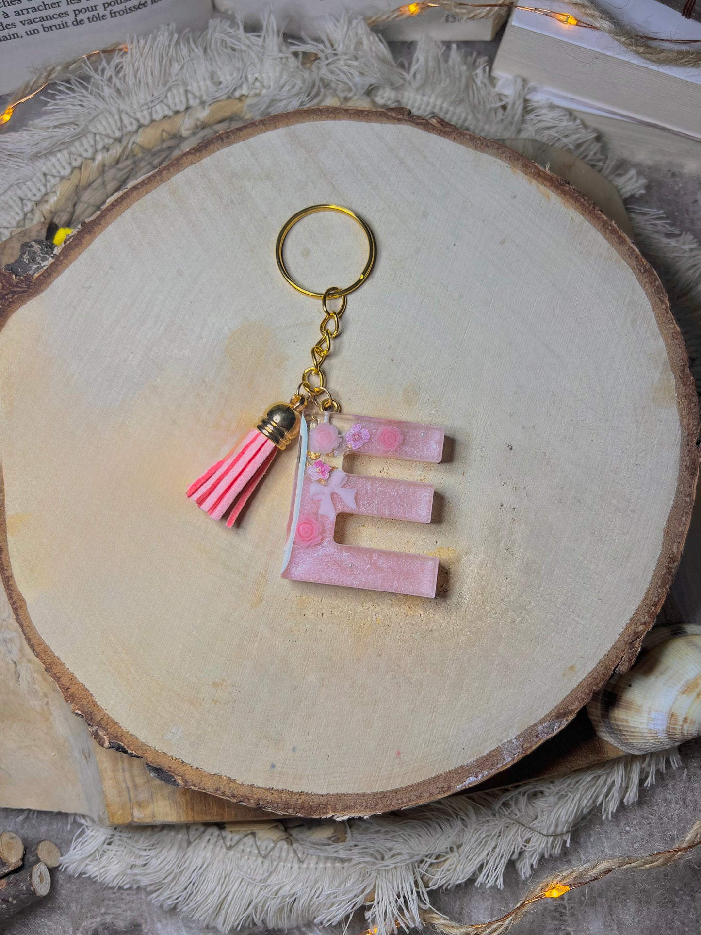 Porte-clés lettre « E »