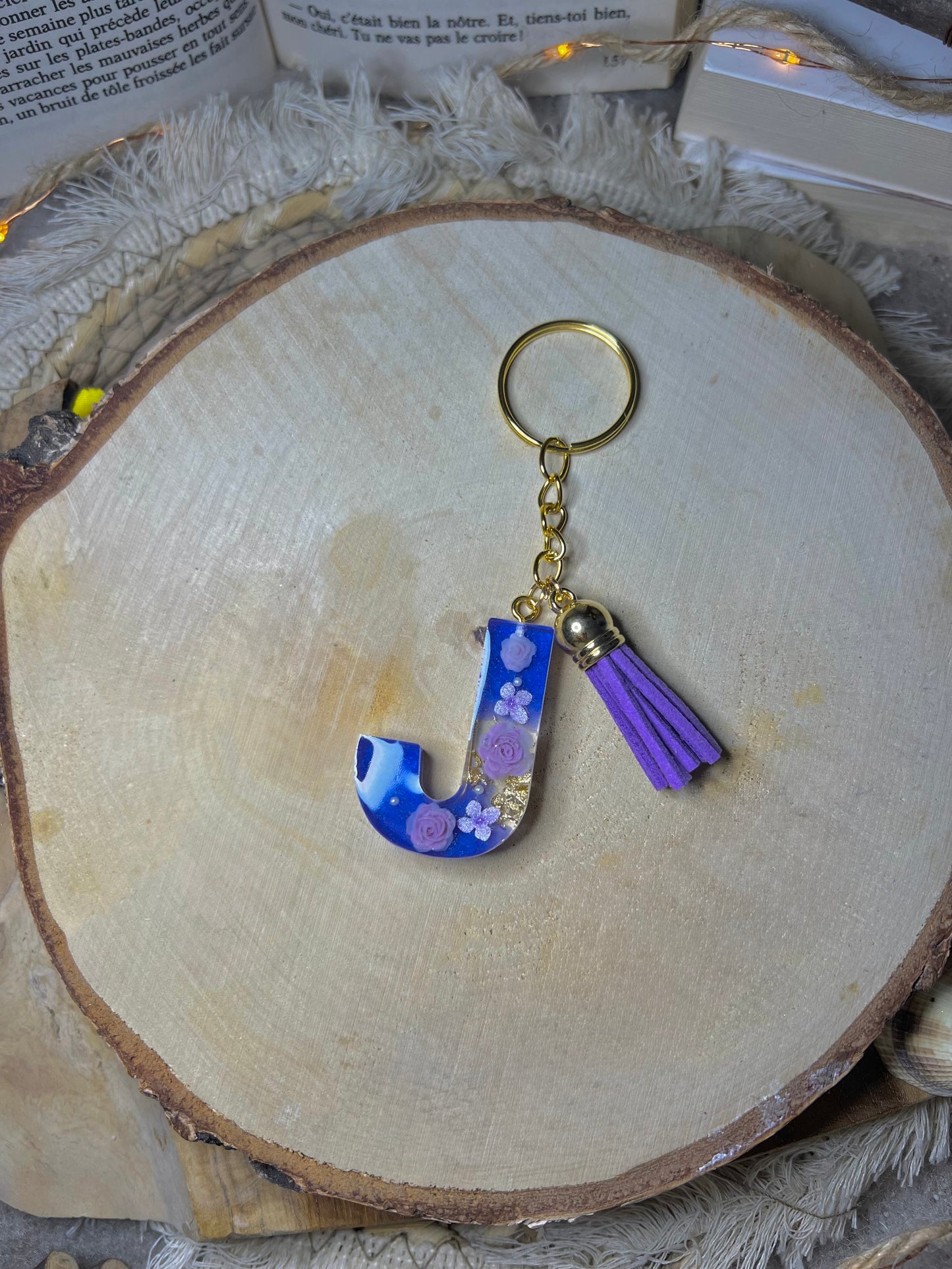 Porte-clés lettre « J »