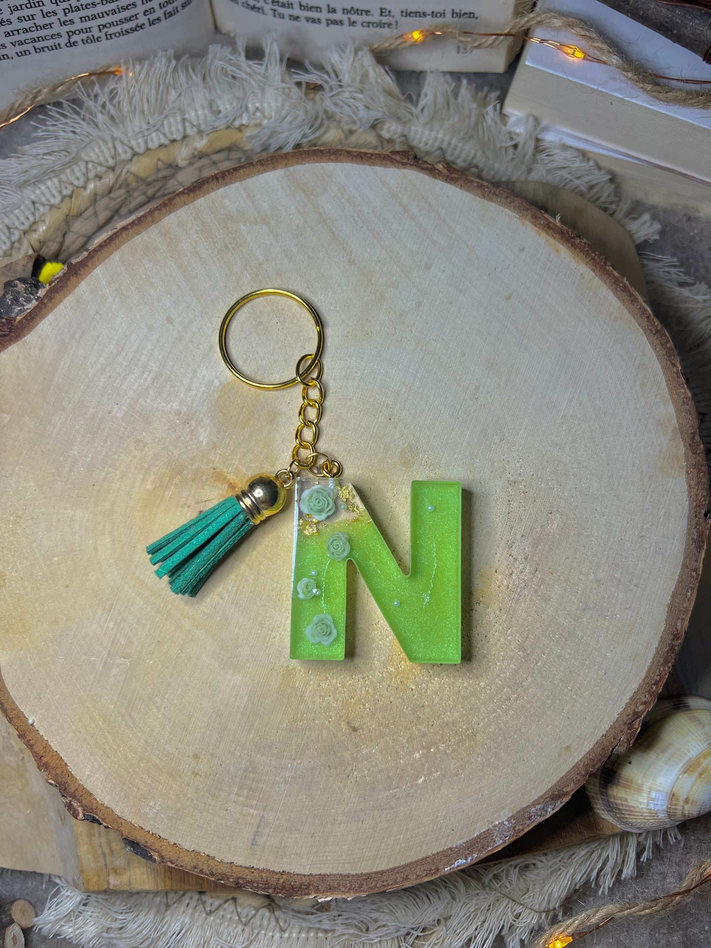 Porte-clés lettre « N »