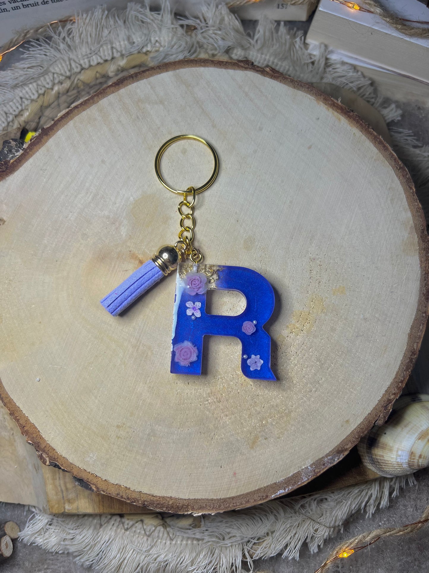 Porte-clés lettre « R »