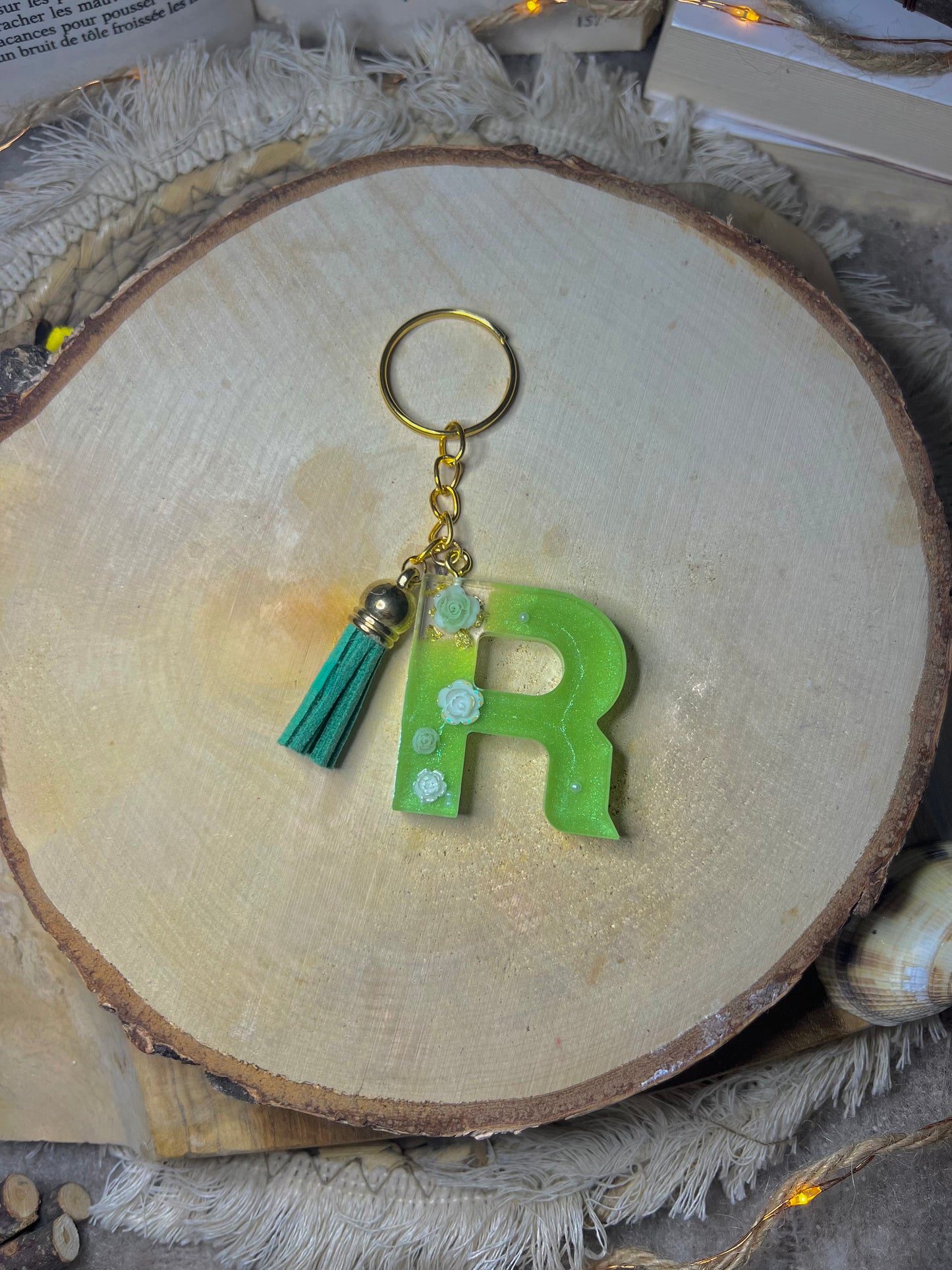 Porte-clés lettre « R »